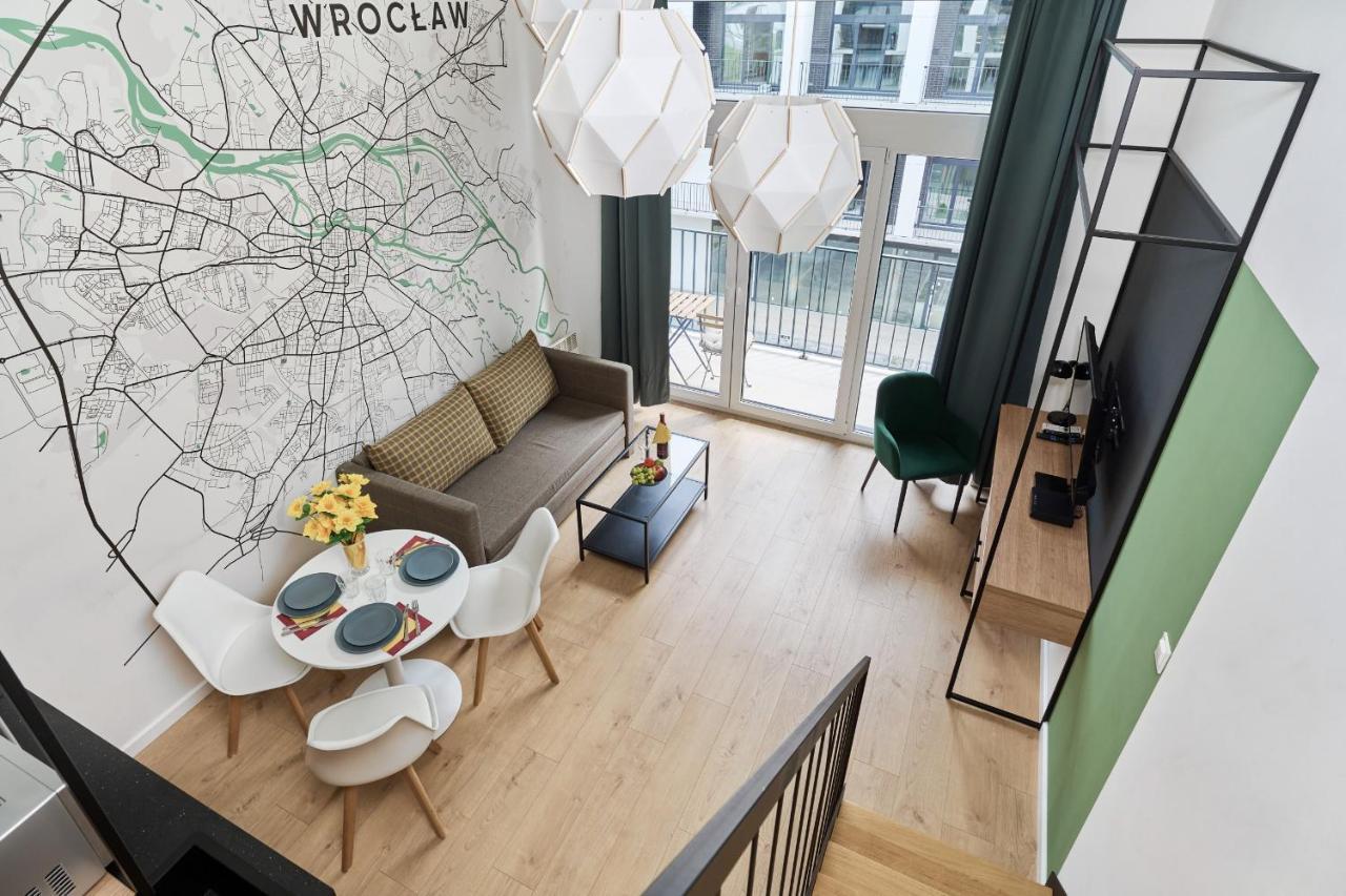 Mezzanine Studio Apartments Zarembowicza Wroclaw Airport By Renters Екстериор снимка
