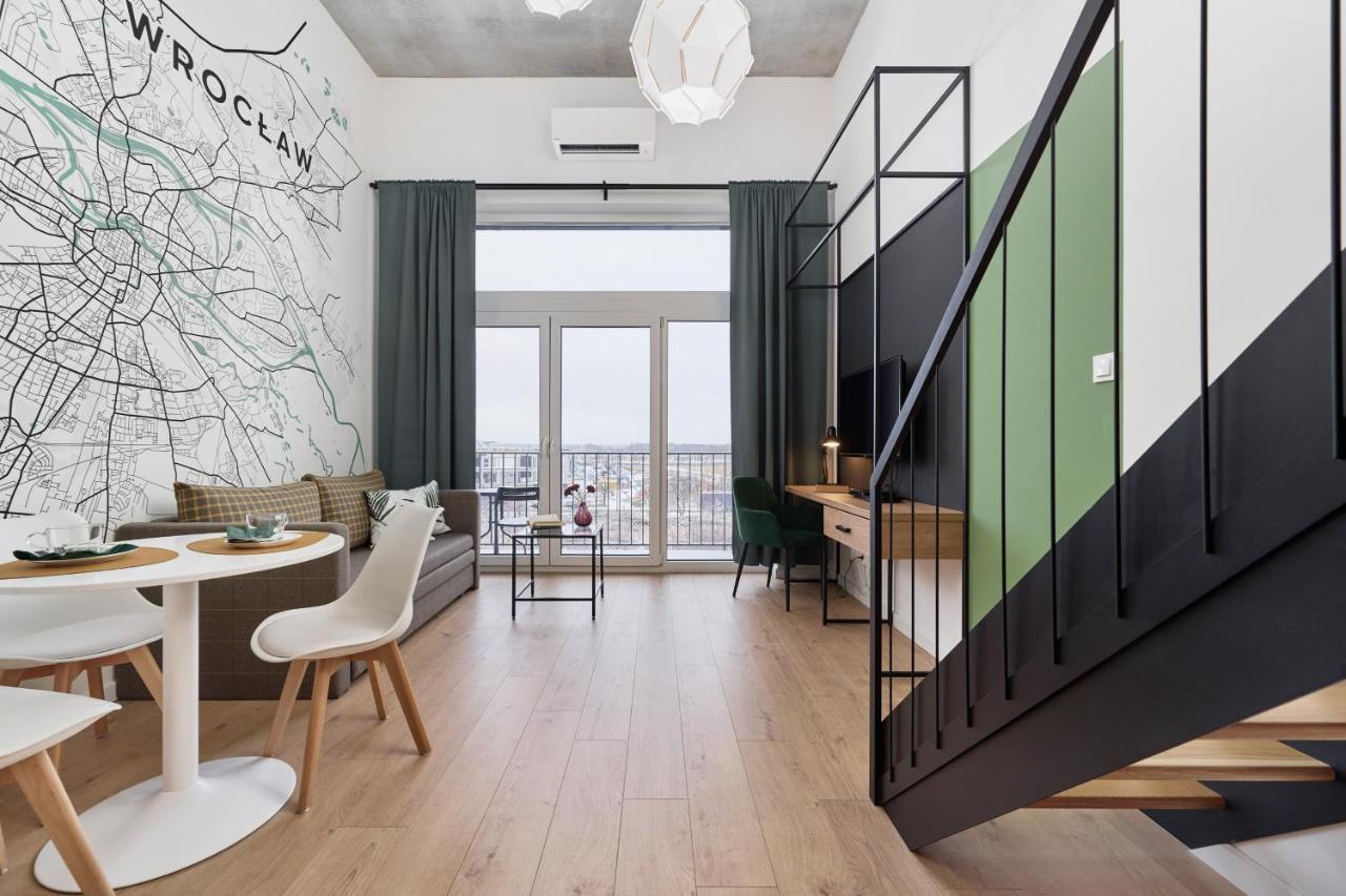 Mezzanine Studio Apartments Zarembowicza Wroclaw Airport By Renters Екстериор снимка